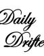 Daily Drifter funny auto decal