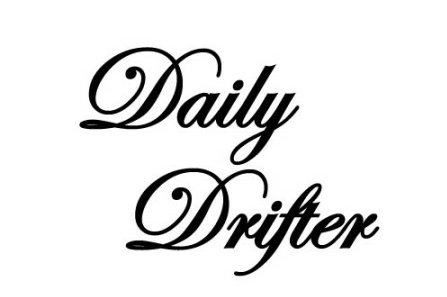 Daily Drifter funny auto decal