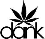 dank weed diecut decal 2