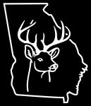 deer hunting georgia decal