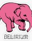 DELIRIUM TREMENS PINK ELEPHANT FUNNY BEER STICKER
