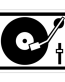 DJ Turntable Sticker