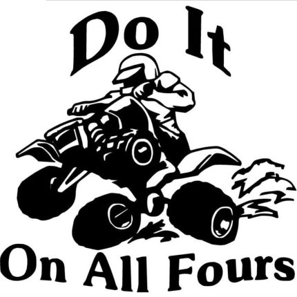 Do It On All Fours Decal