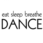 eat  sleep breathe dance decal