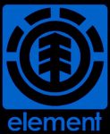 element blue sticker