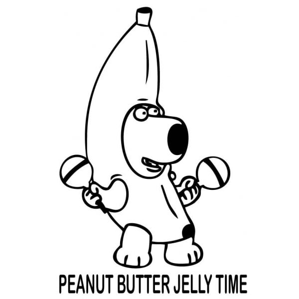 brian family guy peanut butter jelly time