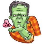 franky the monster_cartoon sticker 2