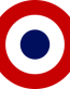 French Air Force Logo Round Sticker