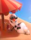 FROZEN OLAF SNOWMAN at beach