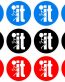FUCK IT CIRCLE DIGITAL STICKER - 12 PACK