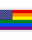 gay usa flag sticker