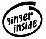 Ginger Inside Funny Sticker