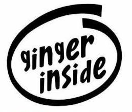 Ginger Inside Funny Sticker - Pro Sport Stickers