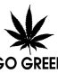 Go Green Pot Leaf Sticker
