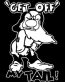 Grumpy Off My Tail Decal Sticker