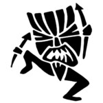 Hawaiian Tiki Dancer Decal