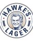 Hawkes_Lager-Logo_Round Beer Sticker