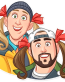 jay and silent bob funny cartoon wall sticker 21