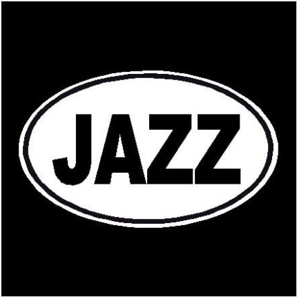 Jazz Oval Decal