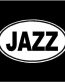 Jazz Oval Decal