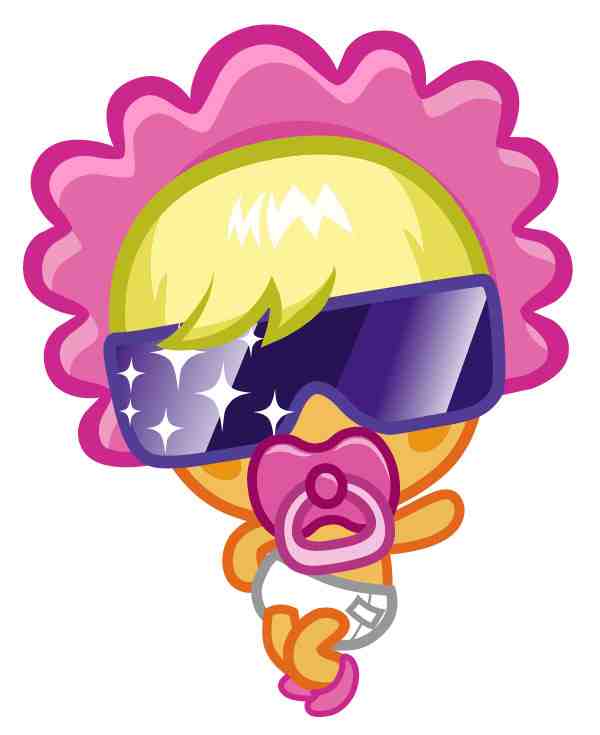 LADY GOO GOO girl sticker