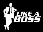 Like A Boss JMD Sticker