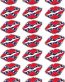Lips REBEL FILL Vinyl Decals SET OF 21