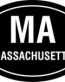 Massachusetts Oval Decal
