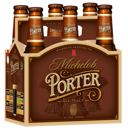 Michelob Porter Six Pack Decal