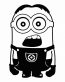 Minion Alfalfa Head Die Cut Decal