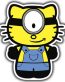 Minion Kitty Sticker 3