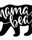 MOMMA BEAR CHICK DECAL BEAR SHAPE 33