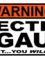 Protected By Funny Warning Sticker 03