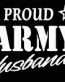 PROUD Military Stickers ARMY HUSBAND