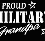 PROUD Military Stickers MILITARY GRANDPA