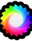 Rainbow Swirl Color Sticker