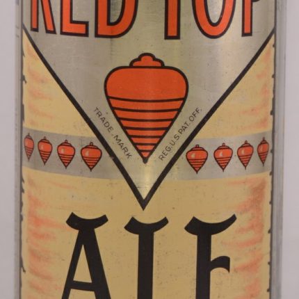 Red Top Ale Beer Can Sticker