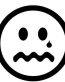 SAD SIMEY FACE DIE CUT DECAL