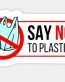 Say no to plastic Sticker