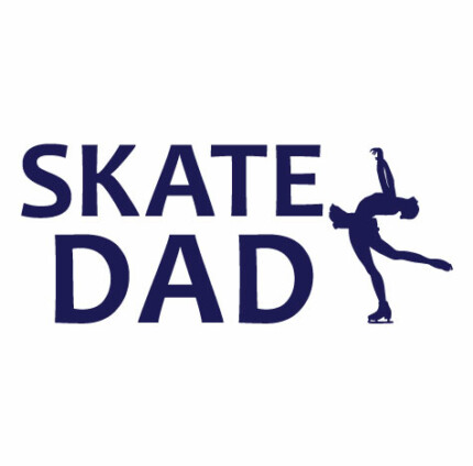 Skate Dad Window or Wall Decal