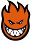 skateboard logo orange sticker