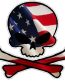 SKULL CAMO FILLS - FLAG USA