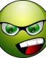 smile green eyes sticker