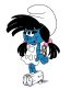 SMURF GIRL STICKER 3