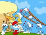 Smurf Wallpaper Sticker 7