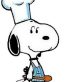 SNOOPY COOK STICKER