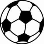 Soccer Ball Diecut Window Wall Decal