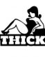 THICK LADY DECAL