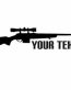 Custom Rifle Sticker 1
