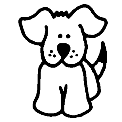 Dog decal - 824B